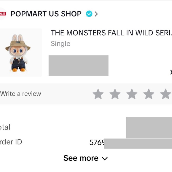 Fall in wild pop mart
